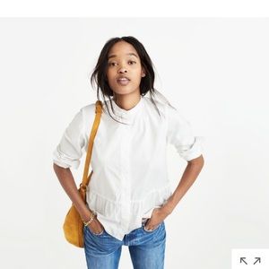 Madewell Lakeside Peplum Shirt